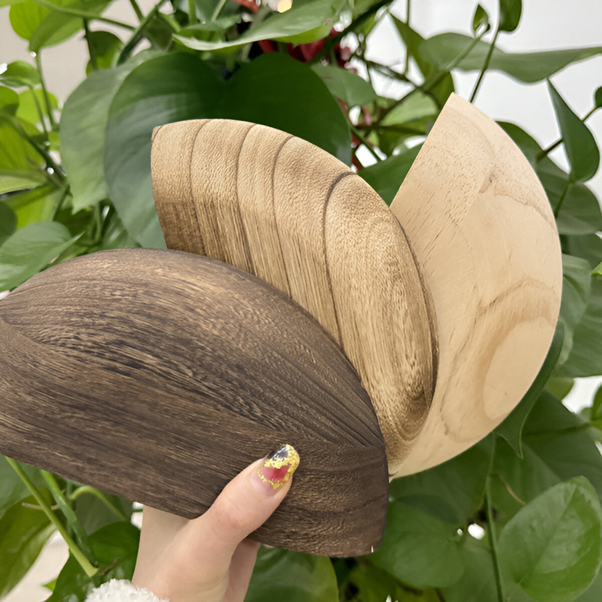 **SemiCirc Regal Holz – Stilvolles Wandregal für Eleganz** 1