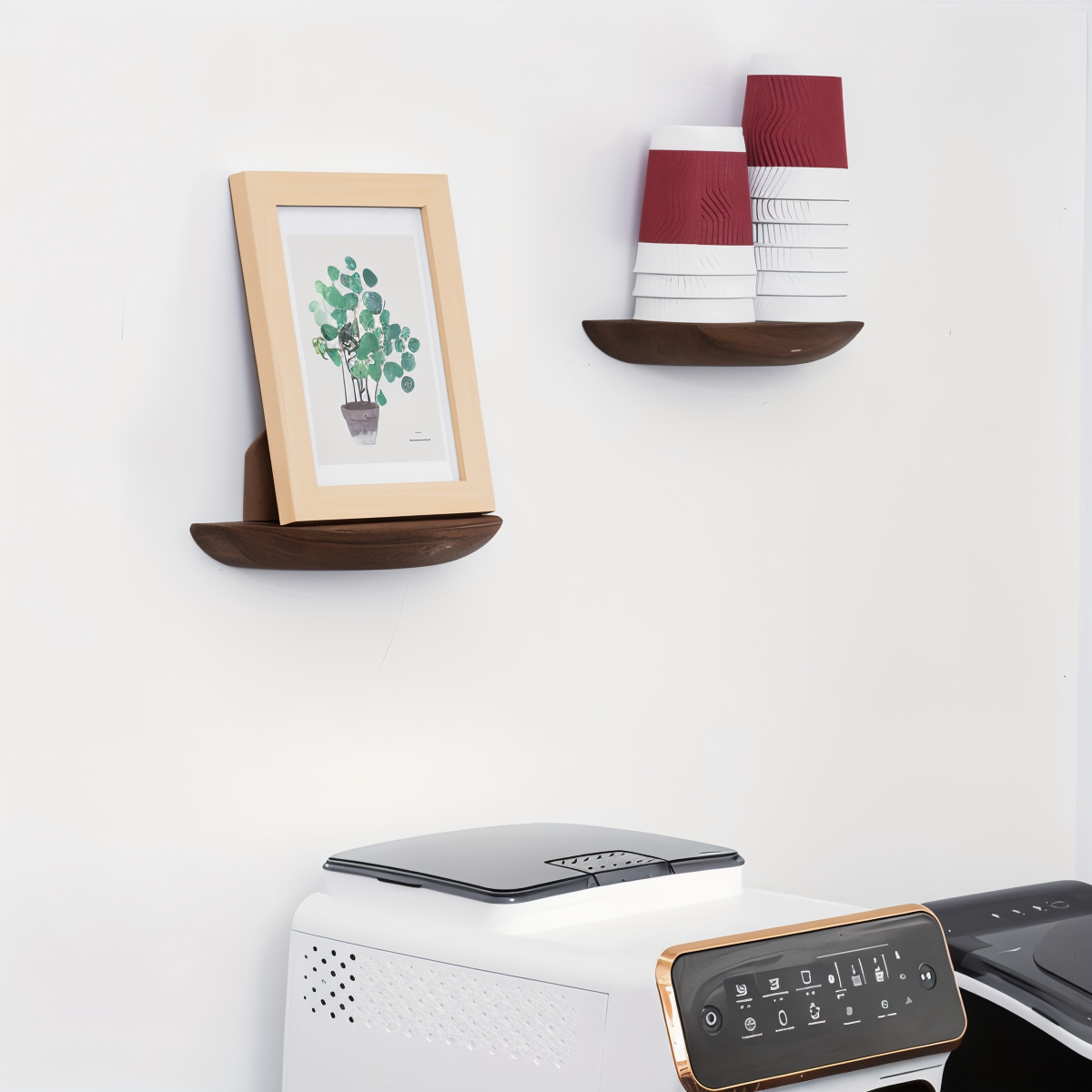 **SemiCirc Regal Holz – Stilvolles Wandregal für Eleganz** 7