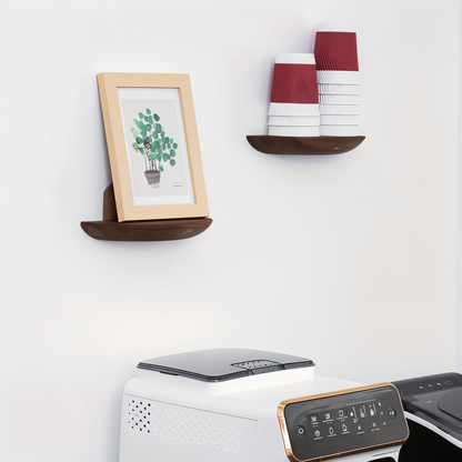 **SemiCirc Regal Holz – Stilvolles Wandregal für Eleganz** 7