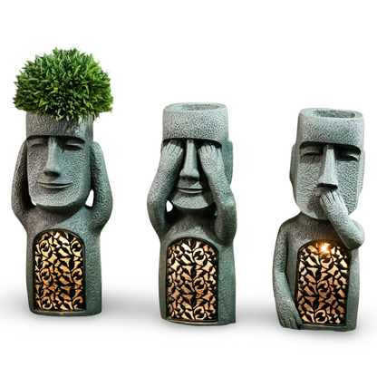 Sinnes-Trio Solarharz Ornamente – Magische Gartenbeleuchtung Für Entspannende Atmosphäre 9