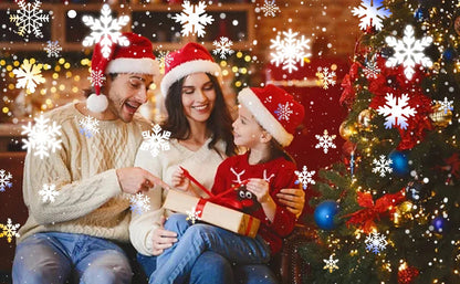 Snowglow LED-Weihnachtsschneefallprojektor – Bezaubernde Winterlichter Für Ihr Zuhause 6