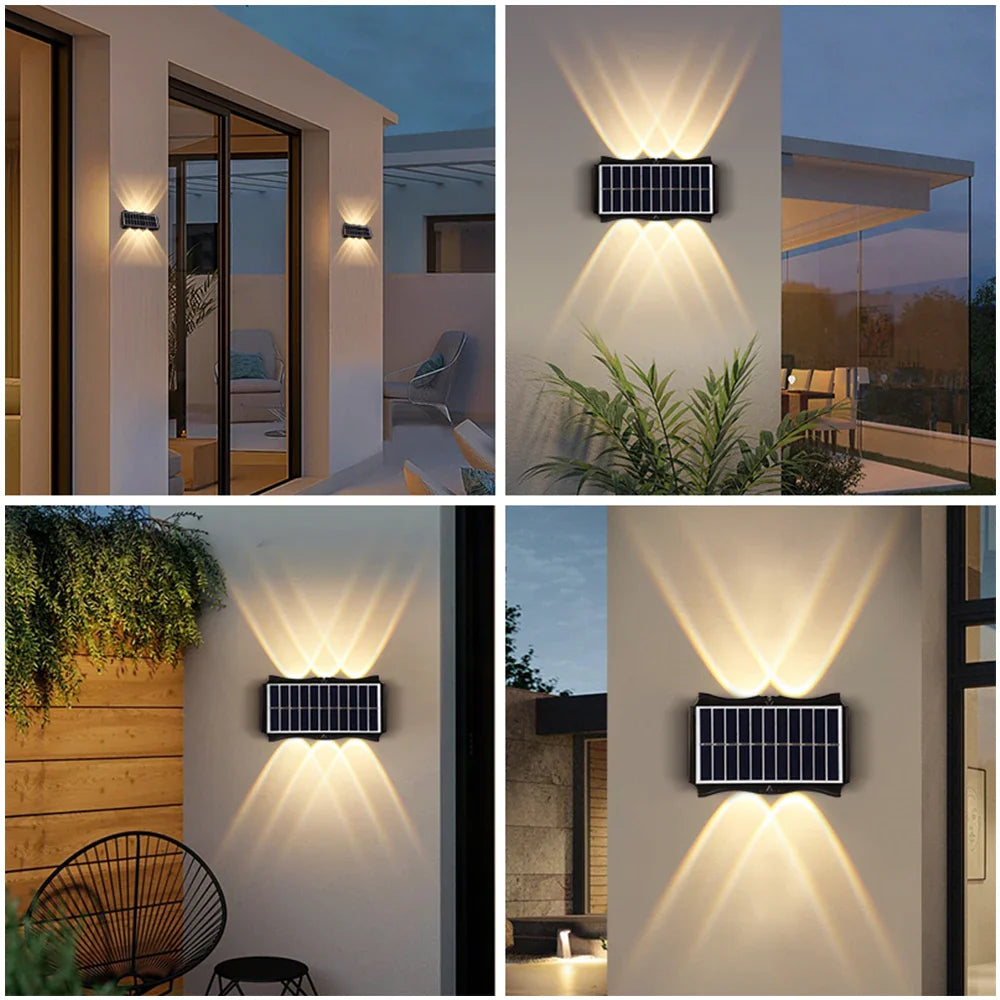 Solar Wandlampe Außen – Umweltfreundliche Lichtquelle für Ihren Garten 2
