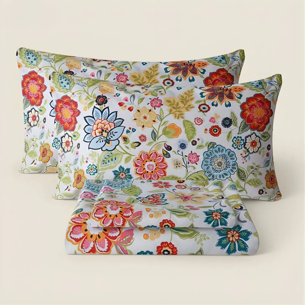 Solemere Florales Bettwäsche-Set 160x210 – Komfortable Nächte Mit Stil 0