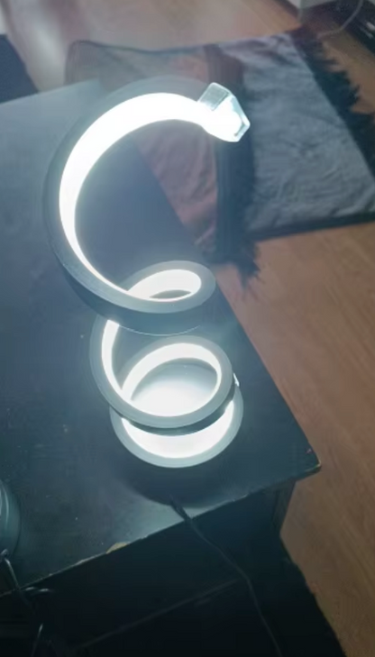 Spiral-LED Tischlampe Modern – Stimmungsvolles Licht Für Jeden Raum 7