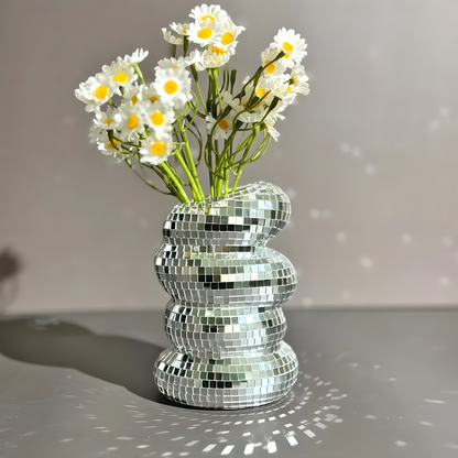 Sprudelnde Disco Vase – Funkelnder Glamour für Ihre Blumen 1