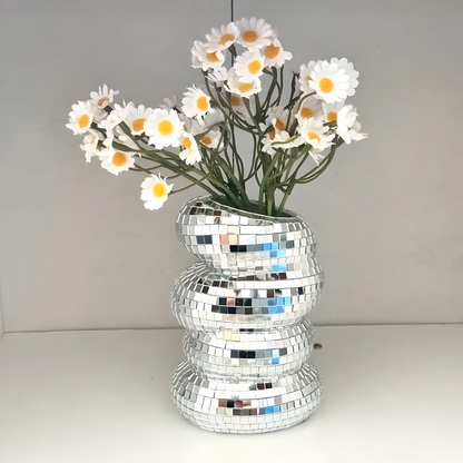 Sprudelnde Disco Vase – Funkelnder Glamour für Ihre Blumen 2