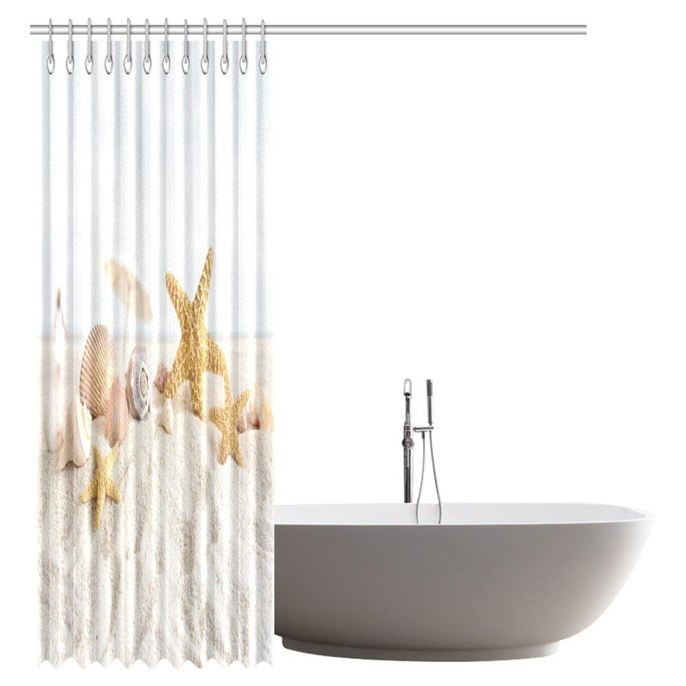 Strand-Muscheln Duschvorhang – Meeresrauschen Für Ihr Badezimmer 2