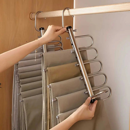 Stretto Edelstahl Kleiderbügel-Organizer – Stilvolle Platzsparende Lösung für Ihre Kleidung 2