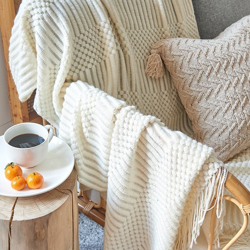 Strickdecke im Skandinavischen Stil – Gemütliche Eleganz für Ihr Zuhause 0