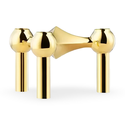 Stylischer Silberner Kerzenhalter aus Metall – Elegante Dekoration für Ihr Zuhause 0