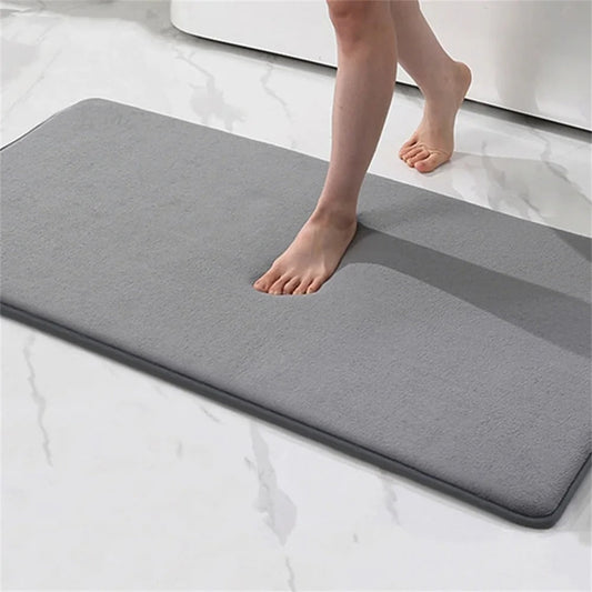 Super Absorbierende Velvet-Anti-Rutsch-Badmatte – Luxuriöse Weichheit Für Ihr Badezimmer 1