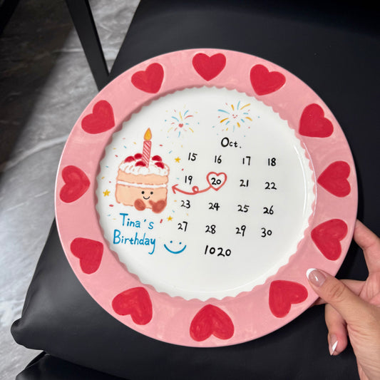 Supergroßer Geburtstagskalenderteller – Perfekte Deko Für Unvergessliche Feiern 0