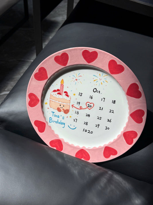 Supergroßer Geburtstagskalenderteller – Perfekte Deko Für Unvergessliche Feiern 1