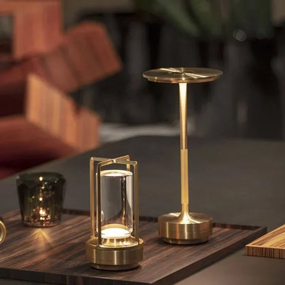 Tap-Retro Tischlampe – Kabelloses Design für Stilvolle Akzente 1