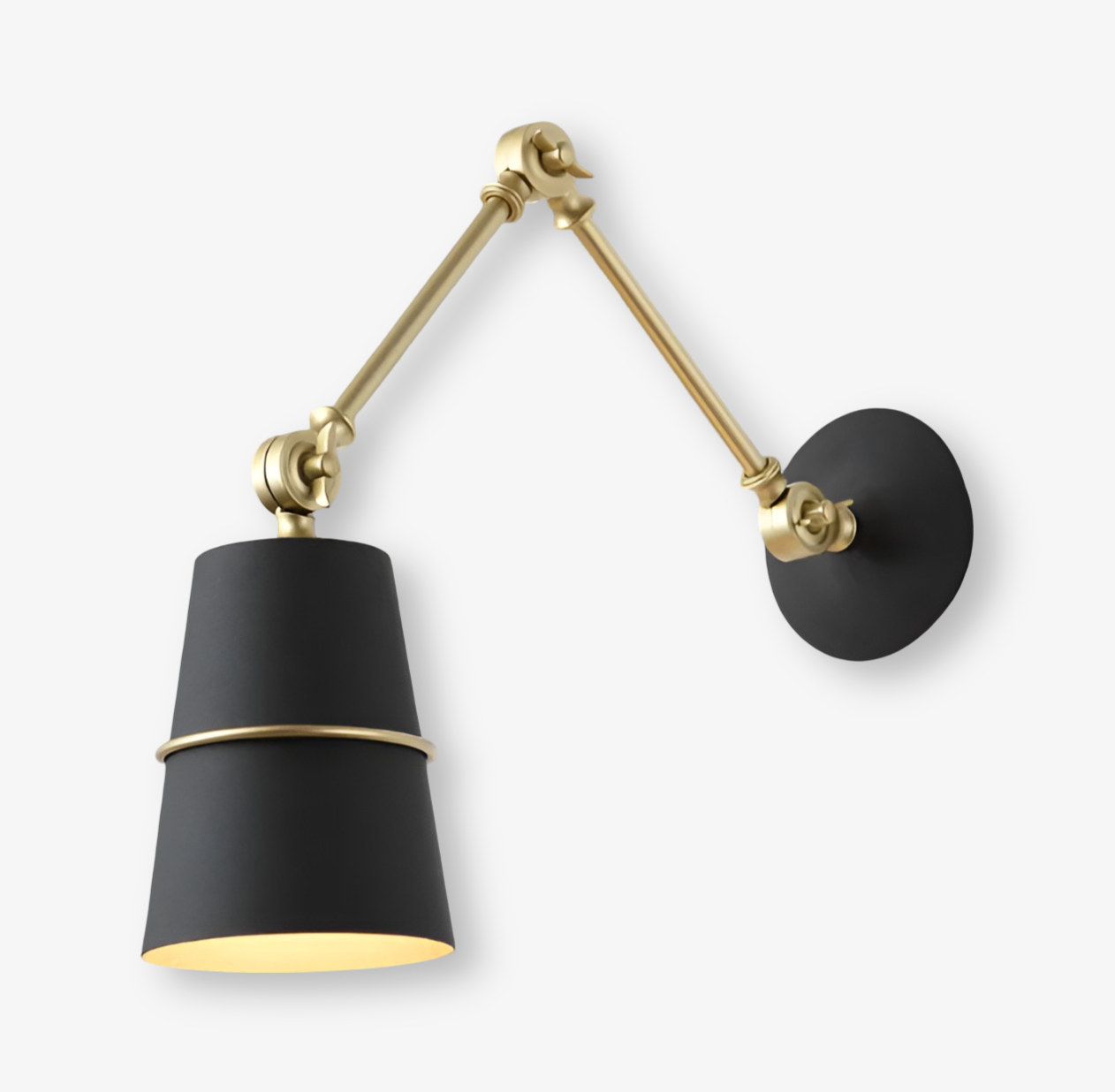 **TeSwing Wandleuchte Schwarz Weiß** – Stilvolle Beleuchtung für Jeden Raum 0