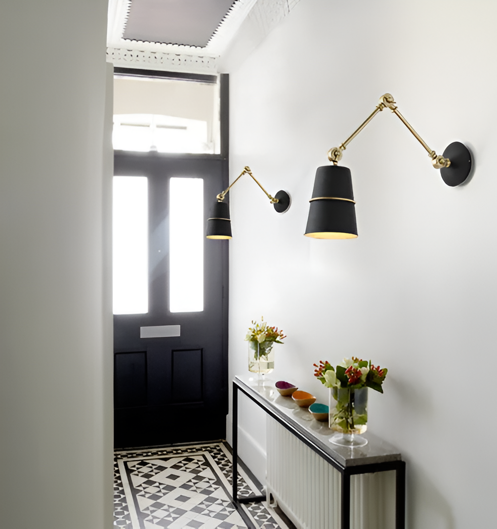 **TeSwing Wandleuchte Schwarz Weiß** – Stilvolle Beleuchtung für Jeden Raum 4