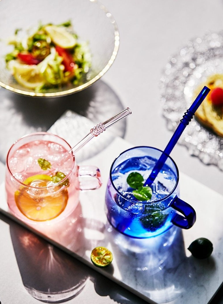 Teetasse Aus Farbigem Glas Mit Untertasse – Stilvolles Trinkerlebnis Für Teeliebhaber 4