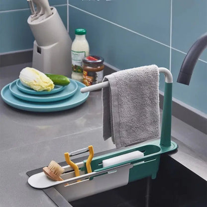 Teleskop Küchenregal Für Spülbecken – Praktische Ordnung Für Ihre Reinigungsutensilien 0