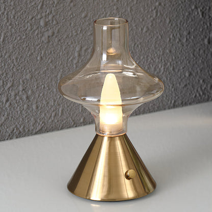 Theater-Tischlampe Mit Akku – Nostalgisches Design Für Elegante Beleuchtung 0