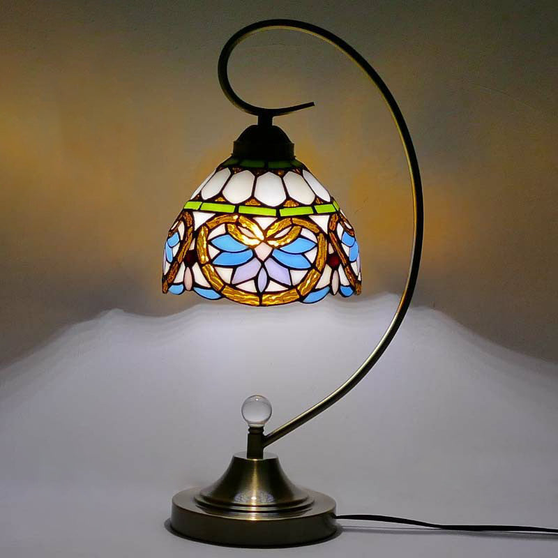 Tiffany Schwanenhals-Tischlampe – Zeitlose Eleganz für Ihr Zuhause 14