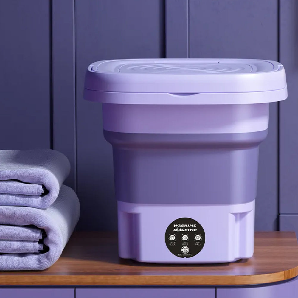 Tragbare Faltbare Waschmaschine mit Trocknungsfunktion – Flexibles Waschen für Unterwegs 0