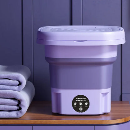 Tragbare Faltbare Waschmaschine mit Trocknungsfunktion – Flexibles Waschen für Unterwegs 0