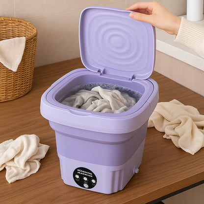 Tragbare Faltbare Waschmaschine mit Trocknungsfunktion – Flexibles Waschen für Unterwegs 1