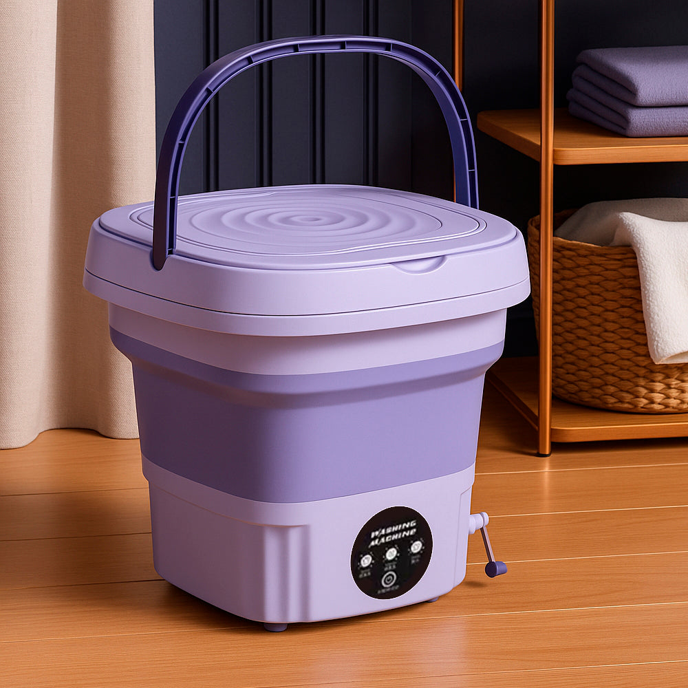 Tragbare Faltbare Waschmaschine mit Trocknungsfunktion – Flexibles Waschen für Unterwegs 2