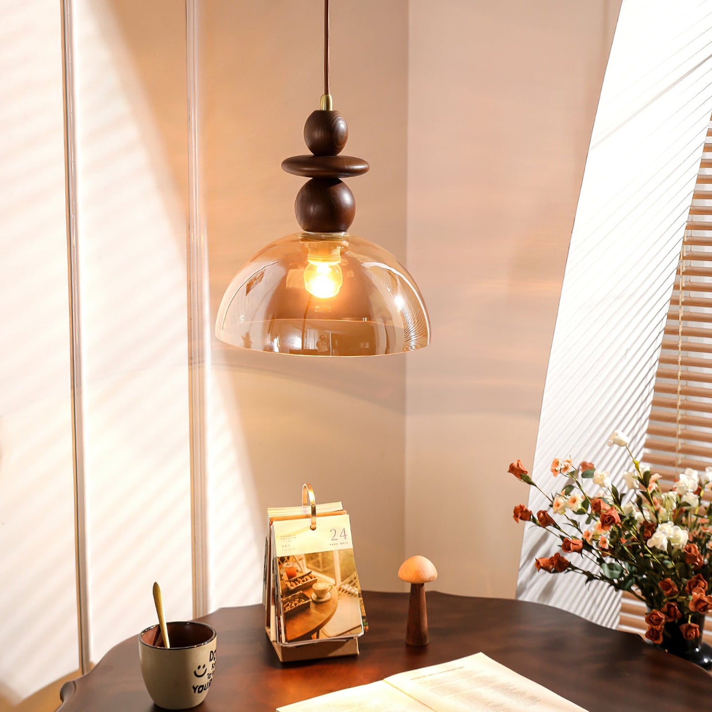 **Valeska Pendelleuchte** – Elegante Lichtquelle mit Natürlichem Charme 2
