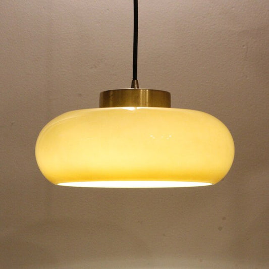 **Vintage-Deckenleuchte Mit Geometrischem Glasschirm** – Stilvolle Lichtquelle Für Jeden Raum 5