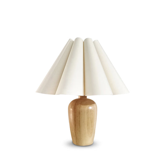Vintage Fluted Beige Tischlampe – Stilvolle Beleuchtung Für Ihr Zuhause 0