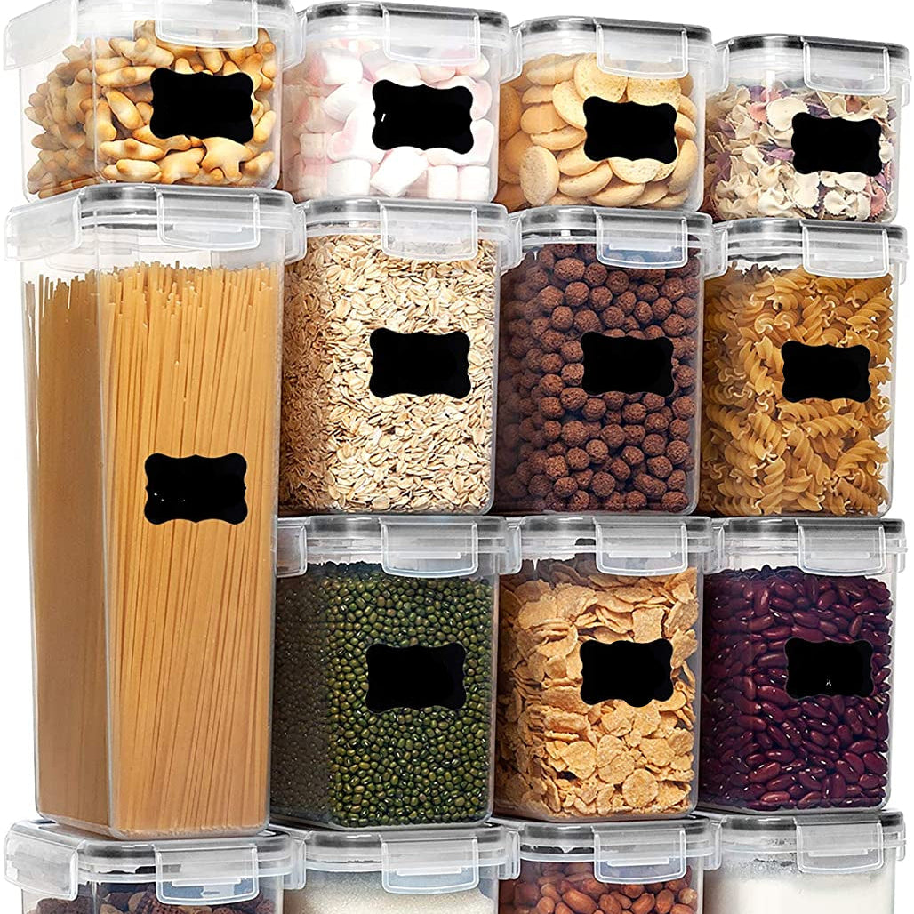 Vtopmart Luftdichte Vorratsbehälter Set – Frische Lebensmittel Perfekt Organisiert 0