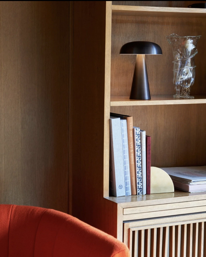 Tischlampe Pilzform – Sanftes Licht in Warmer Glut