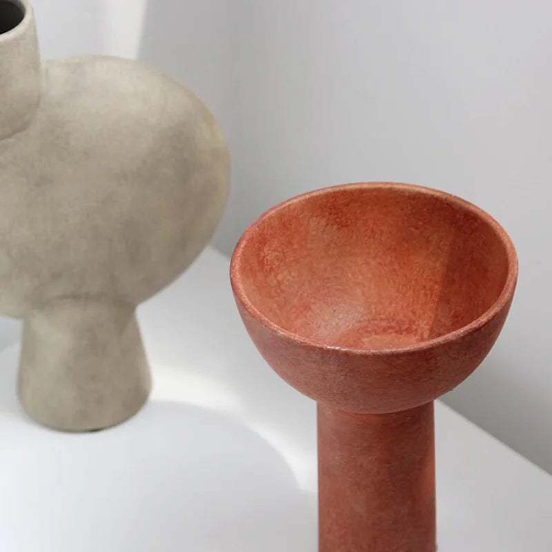 **WABI-SABI-STIL KERAMIKVASE – Handgefertigte Kunst für Ihr Zuhause** 3