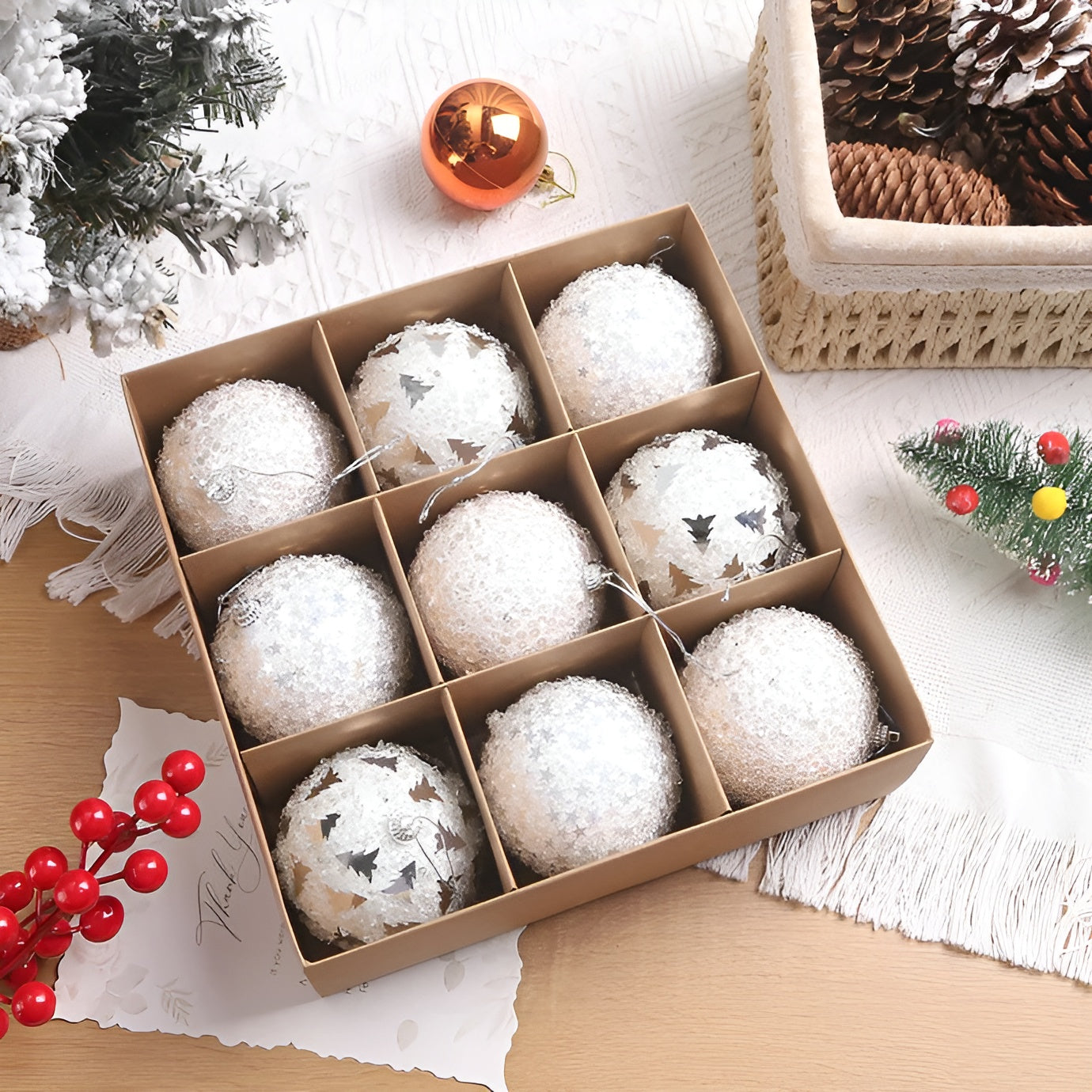 **WEIHNACHTSKUGELN SET** – Festliche Ornamente für Ihren Baum 11