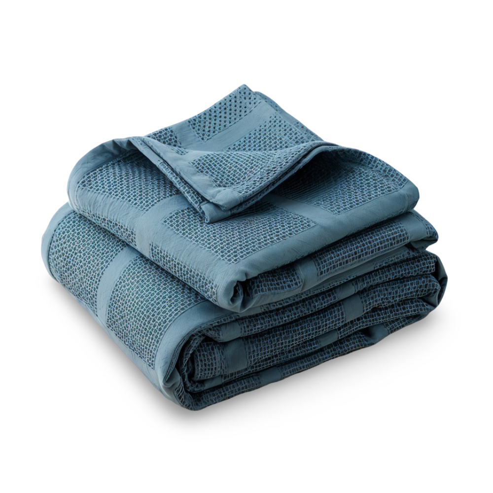 WaffleCloud Baumwoll Plaid Decke – Atmungsaktive Kuschelige Wärme für Jede Jahreszeit 13