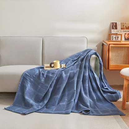 WaffleCloud Baumwoll Plaid Decke – Atmungsaktive Kuschelige Wärme für Jede Jahreszeit 7