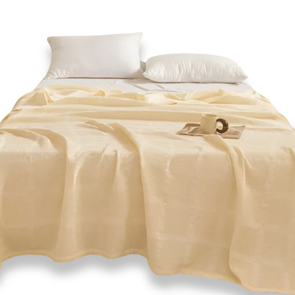 WaffleCloud Baumwoll Plaid Decke – Atmungsaktive Kuschelige Wärme für Jede Jahreszeit 9