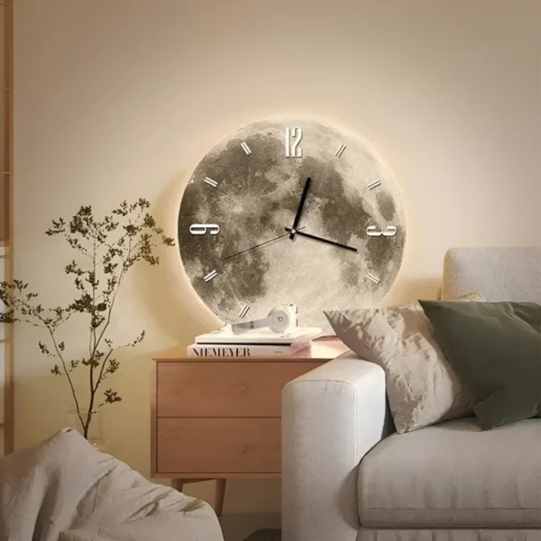 **Wandklok Mond** – Stilvolles Design mit Funktionalität 2