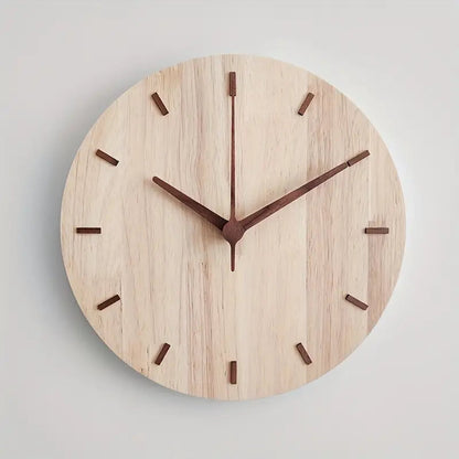 Wanduhr Aus Walnussholz – Stilvolles Design Mit Naturbelassenem Charme 2