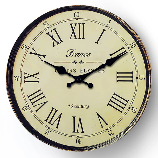 Wanduhr Klassisches Französisches Design – Eleganz Für Stille Momente 1