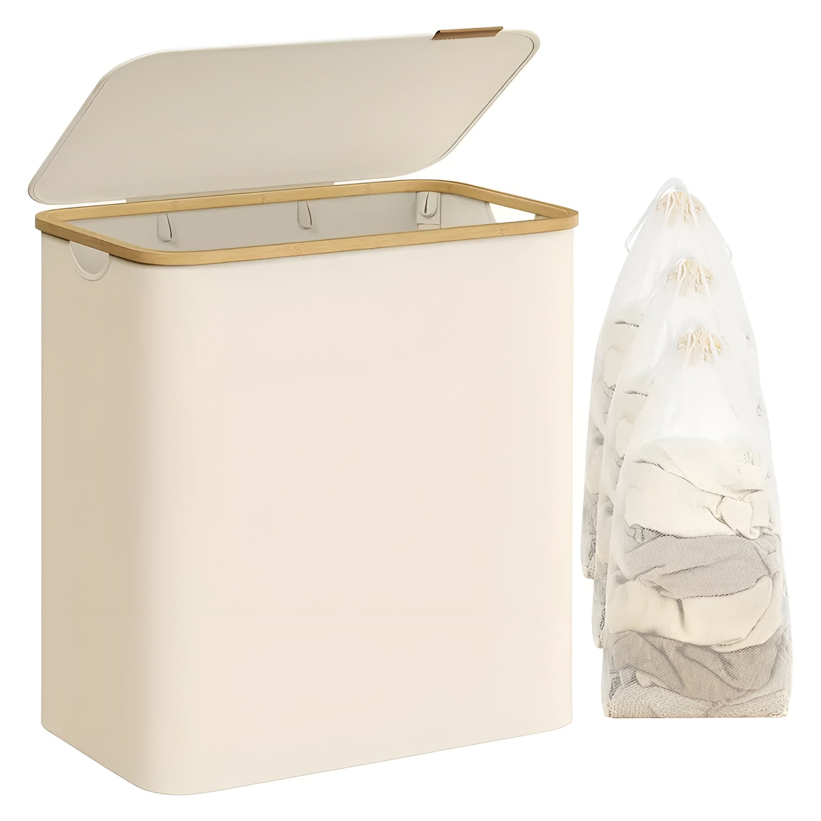 Wäschekorb 150L Mit 3 Fächern – Praktische Wäscheorganisation Für Jede Familie 2