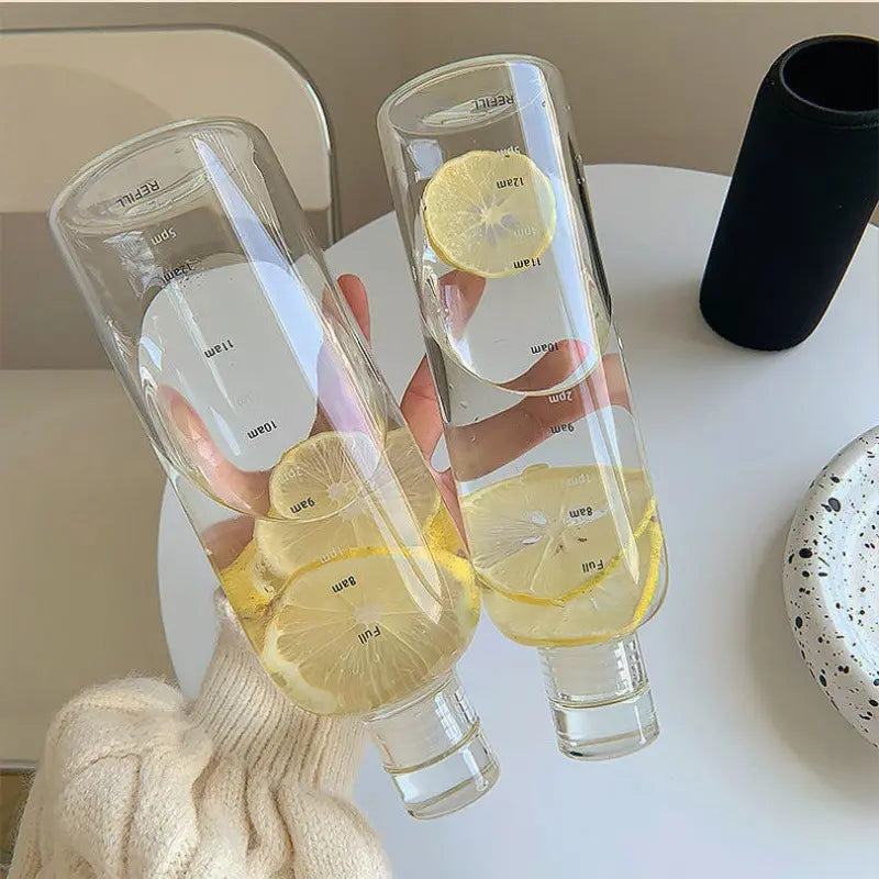 Wasserflasche Mit Zeitmarkierung – Ideal Für Gesunde Hydration 5