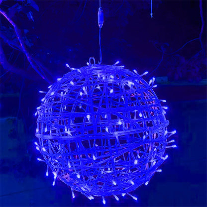 Weihnachts-LED-Rattan-Kugelgirlande – Festliche Lichterkette Für Ihren Außenbereich 10