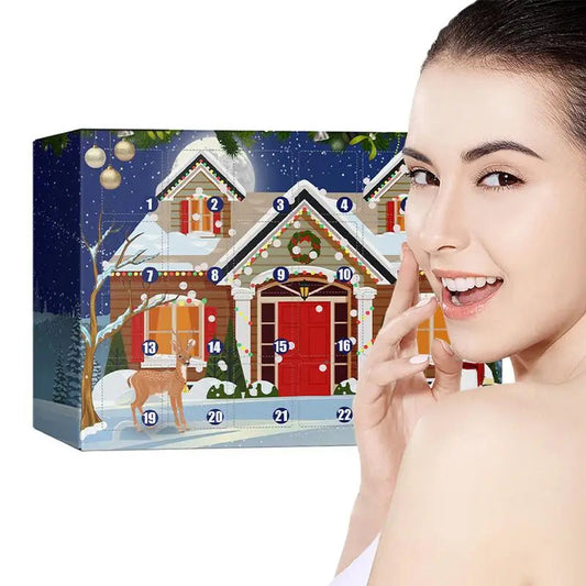 Weihnachtsab Adventskalender – Charmante Miniaturhäuser Mit LED-Beleuchtung 0