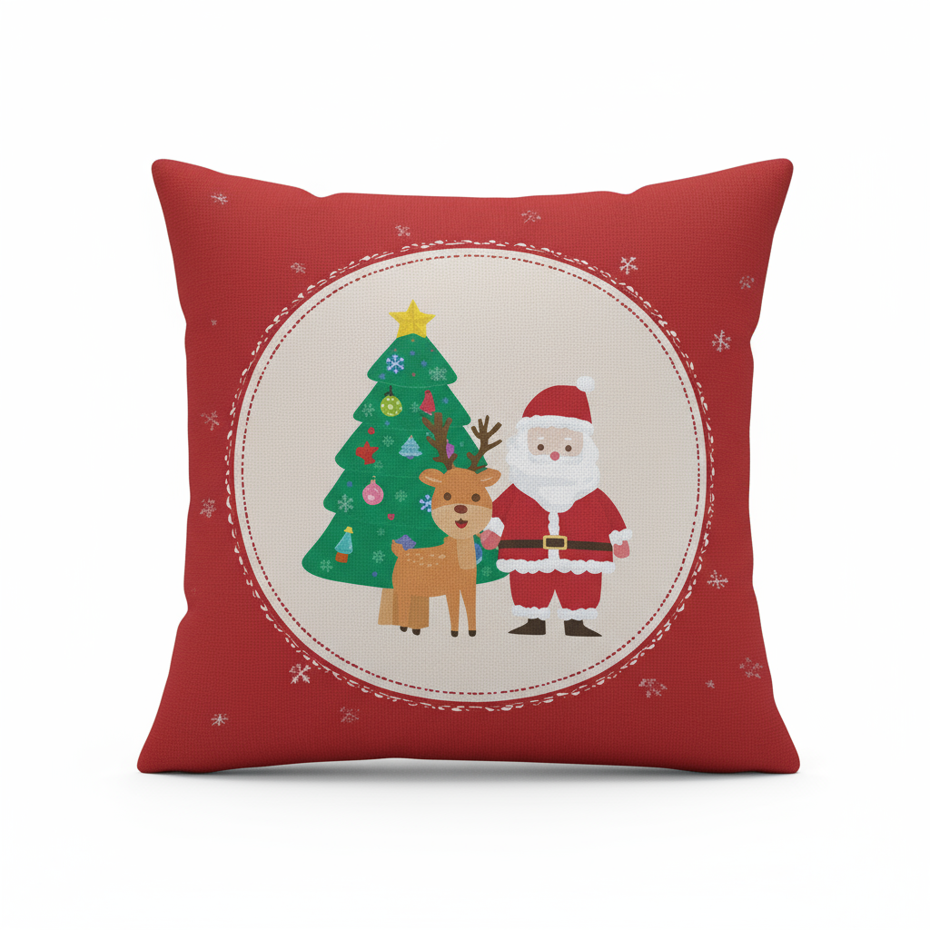 **Weihnachtskissenbezug 40x40** – Festliche Atmosphäre für Ihr Zuhause 4