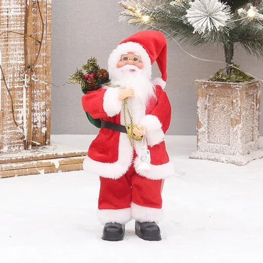 Weihnachtsmann-Puppe Mit Geschenktüte – Charmante Festliche Deko Für Ihr Zuhause 0