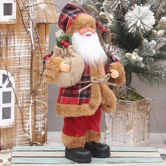 Weihnachtsmann-Puppe Mit Geschenktüte – Charmante Festliche Deko Für Ihr Zuhause 1