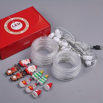 Weihnachtsmann Fensterlichter – Festliche Weihnachtsstimmung für Ihr Zuhause 0