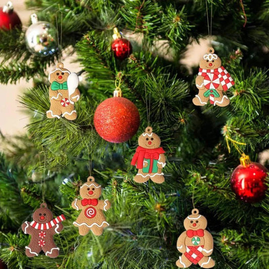 Weihnachtsplätzchen-Ornamente Set – Süße Silikon-Dekoration für Festliche Stimmung 1
